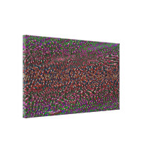 het organische patroon smelten stretched canvas prints