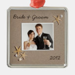 Het Ornament van de Foto van het Huwelijk van het 