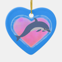 Het ornament van het Hart van de dolfijn