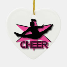 Het ornament van Kerstmis van Cheerleader