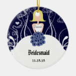 Het Ornament van Kerstmis van het Bruidsmeisje van