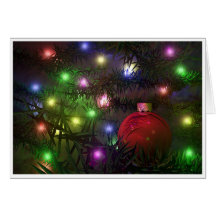 Het Ornament van Kerstmis Wenskaart