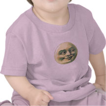 Het overhemd van het Baby van de maan/Luna T Shirts