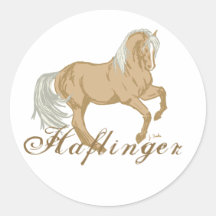Het Paard van Haflinger Stickers