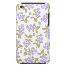 Het paarse Geval van de Aanraking van Wildflowers  iPod Case-Mate Hoesje
