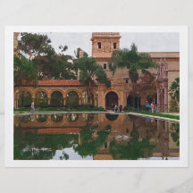 Het Park van Balboa, San Diego, CA Folder Ontwerp