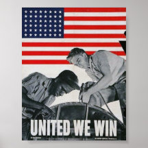 Het Patriottische Poster van WO.II/de Inspanning v