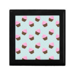 Het Patroon van Cupcake Decoratie Doosje