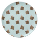 Het Patroon van de Cake van de chocolade Party Bord
