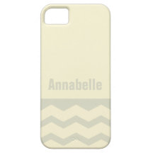 het patroon van de chevronzigzag - natuurlijk beig iPhone 5 covers