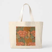 Het Patroon van de Jugendstil #1 in Emporio Moffa Canvas Tassen
