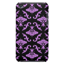 Het Patroon van het damast Barely There iPod Hoesje