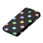 Het Patroon van het Varken van de regenboog op zwa iPhone 4 Case-Mate Hoesjes