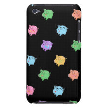 Het Patroon van het Varken van de regenboog op zwa Barely There iPod Covers