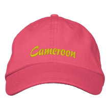 Het Pet van de Douane van Kameroen Baseball Cap