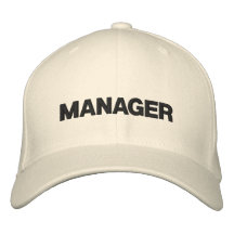 Het Pet van de MANAGER Baseball Cap