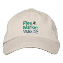 Het pet van de STRIJDER van de VLOOIENMARKT Baseball Cap