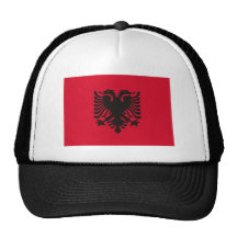 Het Pet van de Vlag van Albanië