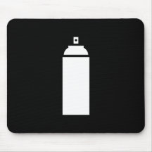 Het Pictogram Mousepad van de Verf van de nevel Muis Mat