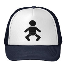 Het pictogram van het baby trucker petten