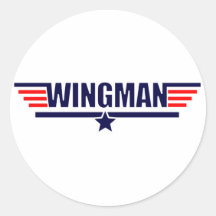 Het Pistool Wingman van Tog Stickers