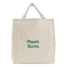 Het plastiek zuigt tas