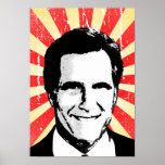 Het POLITIEKE POSTER van de PROPAGANDA, Mitt Romne