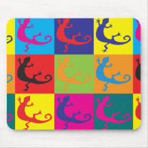 Het Pop-art van de dierkunde Muis Mat