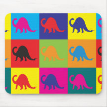 Het Pop-art van de paleontologie Muis Mat
