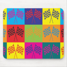 Het Pop-art van Formule 1 Muismat