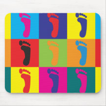 Het Pop-art van Podiatry Muismat