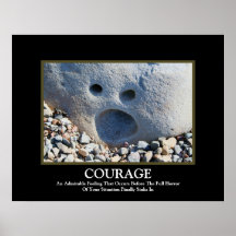 Het Poster Demotivational van de moed ~