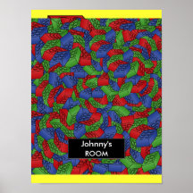 Het Poster van bouwstenen voor de Zaal van een Kin