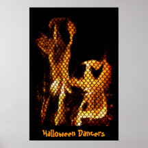 Het Poster van de Dansers van Halloween