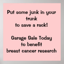 Het Poster van de Garage sale van de liefdadigheid