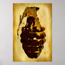 Het Poster van de granaat