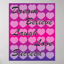 Het Poster van de Inspiratie van de droom