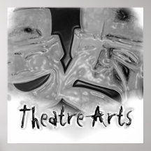 Het Poster van de Kunsten van het theater