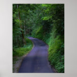 Het Poster van de landweg