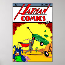 Het Poster van de Parodie van Hatman