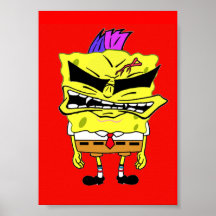 Het Poster van de Parodie van het Gezicht van Smil