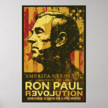 Het Poster van de Revolutie van Ron Paul