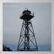 Het Poster van de Toren van het Horloge van Alcatr