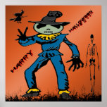 Het Poster van de Vogelverschrikker van Halloween