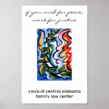 Het poster van de vrede
