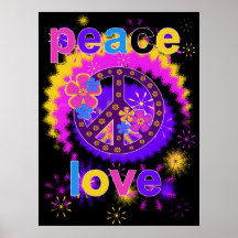 Het Poster van de vrede en van de Liefde