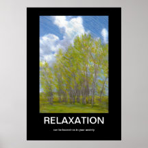 Het Poster van Demotivational van de ontspanning