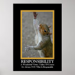 Het Poster van Demotivational van de Pret van de v