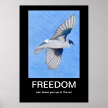 Het poster van Demotivational van de VRIJHEID