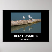Het Poster van Demotivational van het RELATIE